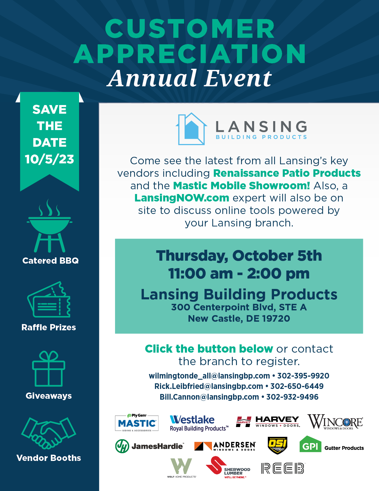 Customer Appreciation Event Lansing Building Products